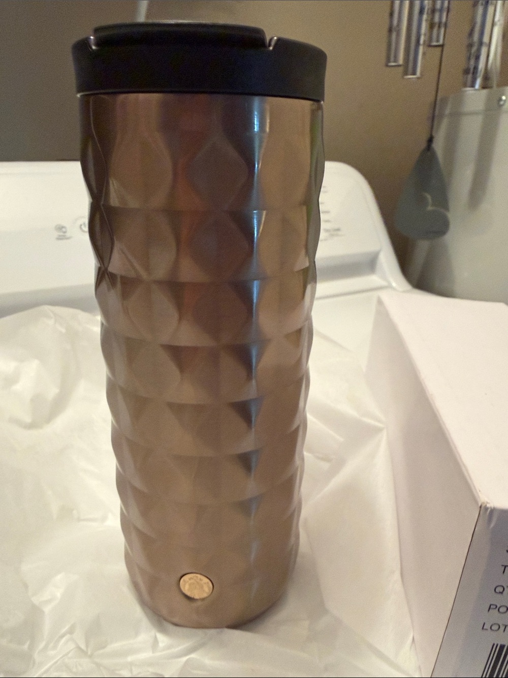 Starbucks 2025 Insulated Textured Travel Tumbler - Bronze